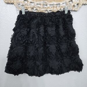 Cherokee Black Rosette Skirt